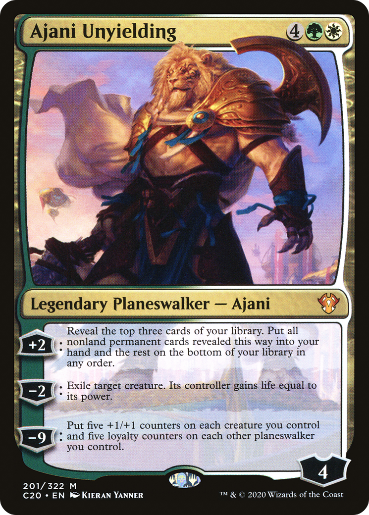 Ajani Unyielding [Commander 2020] | GrognardGamesBatavia