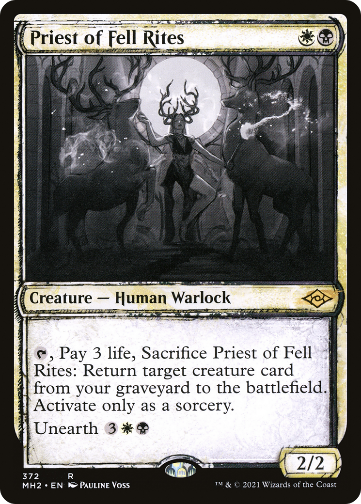 Priest of Fell Rites (Sketch) [Modern Horizons 2] | GrognardGamesBatavia