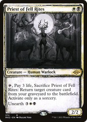 Priest of Fell Rites (Sketch) [Modern Horizons 2] | GrognardGamesBatavia