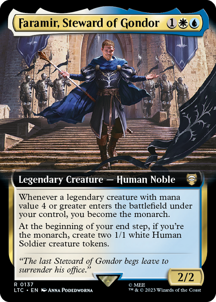 Faramir, Steward of Gondor (Extended Art) [The Lord of the Rings: Tales of Middle-Earth Commander] | GrognardGamesBatavia