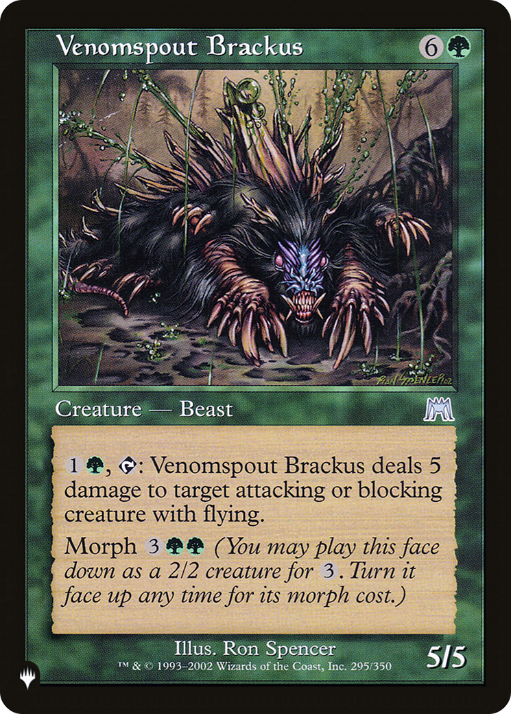 Venomspout Brackus [The List Reprints] | GrognardGamesBatavia