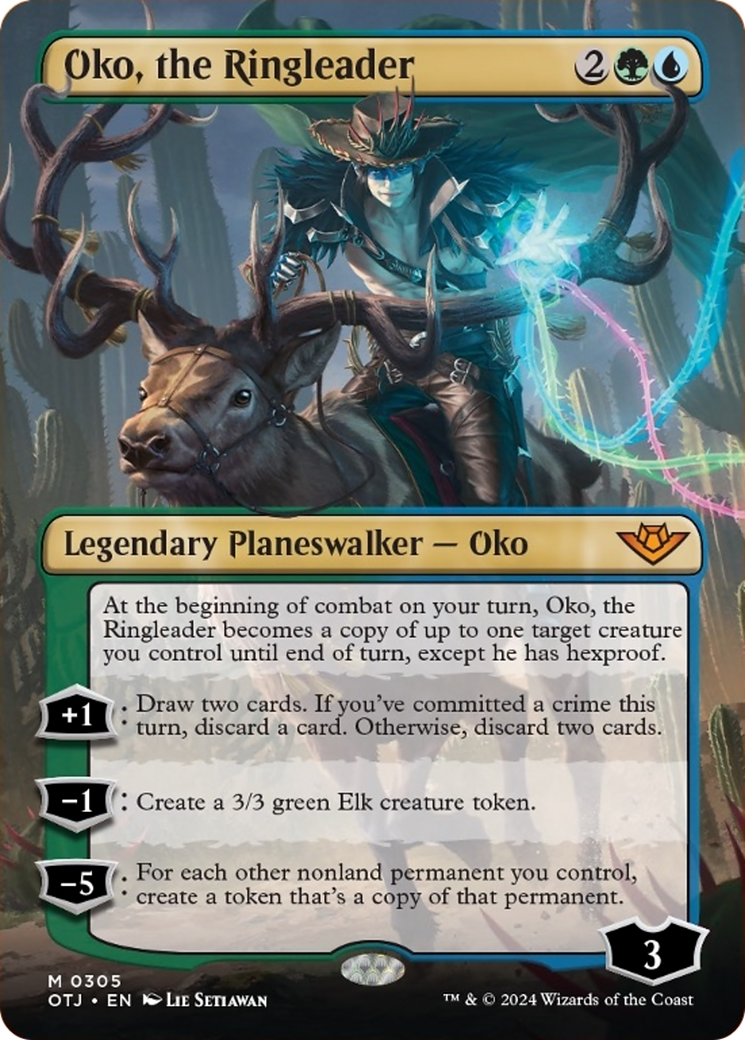 Oko, the Ringleader (Borderless) [Outlaws of Thunder Junction] | GrognardGamesBatavia