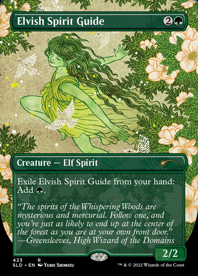 Elvish Spirit Guide (Borderless) [Secret Lair Drop Series] | GrognardGamesBatavia