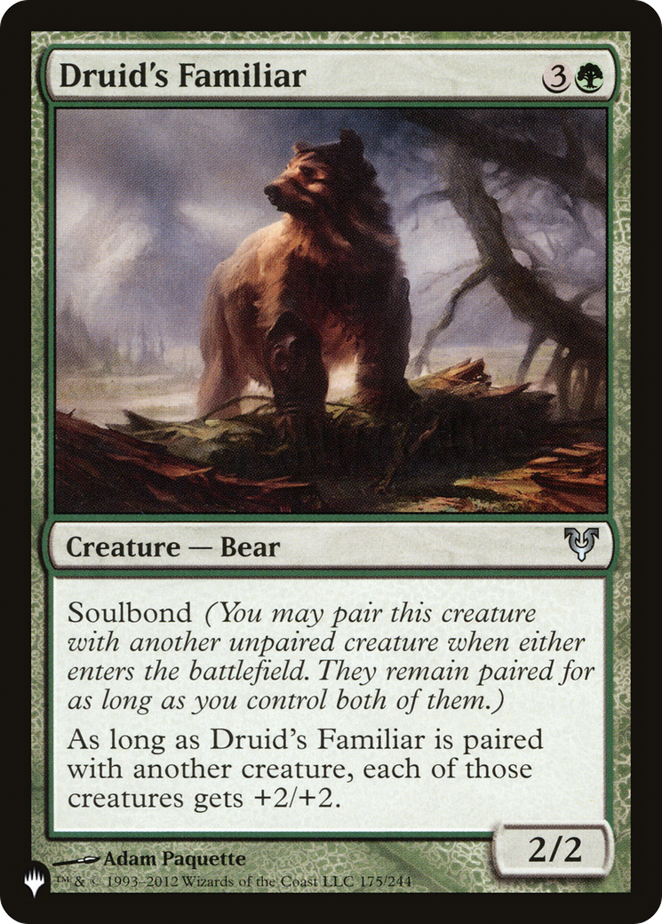 Druid's Familiar [The List Reprints] | GrognardGamesBatavia