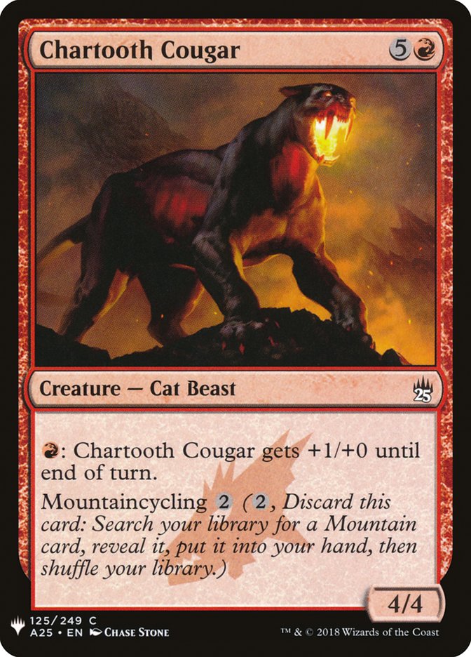 Chartooth Cougar [Mystery Booster] | GrognardGamesBatavia