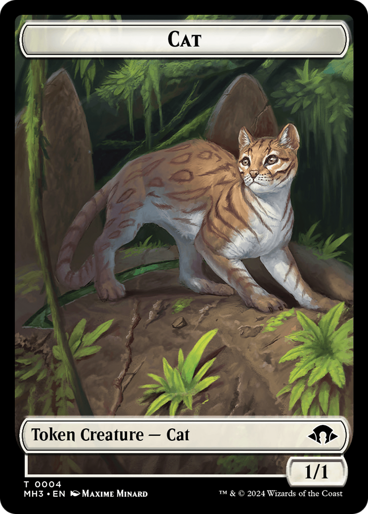 Cat Token [Modern Horizons 3 Tokens] | GrognardGamesBatavia