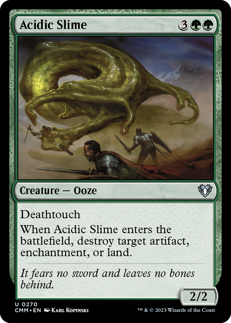 Acidic Slime [Commander Masters] | GrognardGamesBatavia