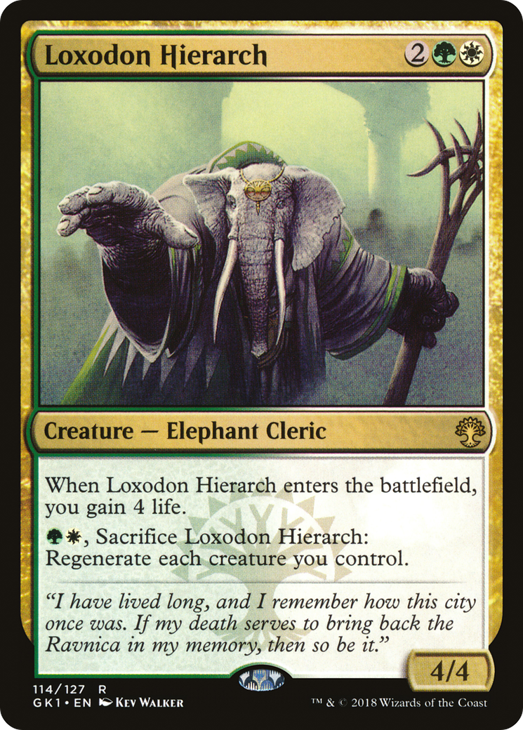 Loxodon Hierarch [Guilds of Ravnica Guild Kit] | GrognardGamesBatavia