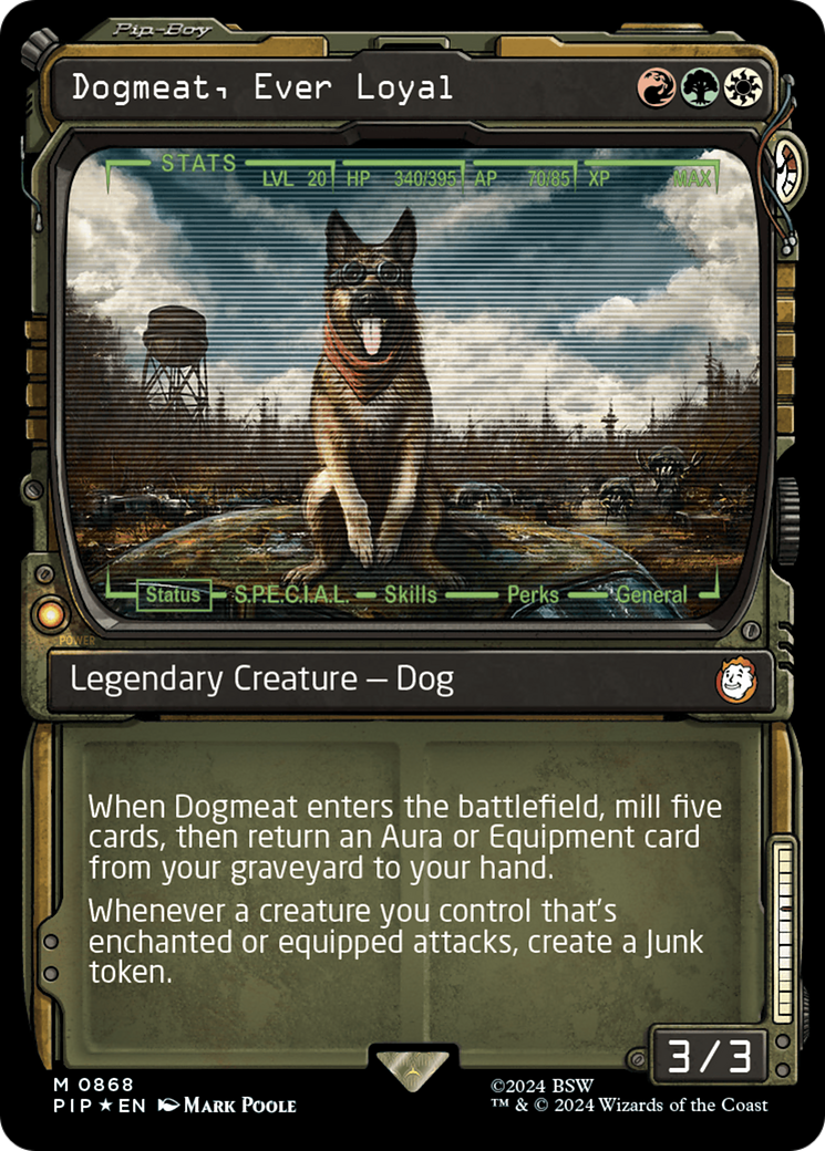 Dogmeat, Ever Loyal (Showcase) (Surge Foil) [Fallout] | GrognardGamesBatavia