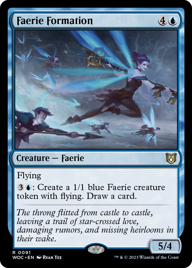 Faerie Formation [Wilds of Eldraine Commander] | GrognardGamesBatavia