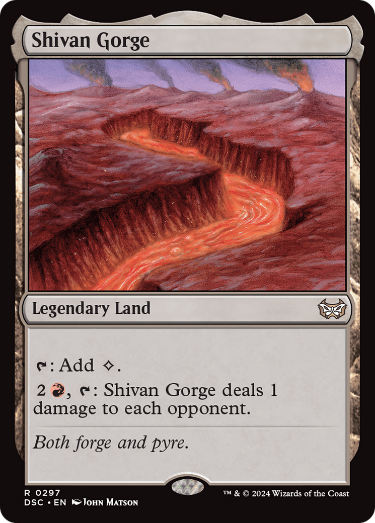 Shivan Gorge [Duskmourn: House of Horror Commander] | GrognardGamesBatavia