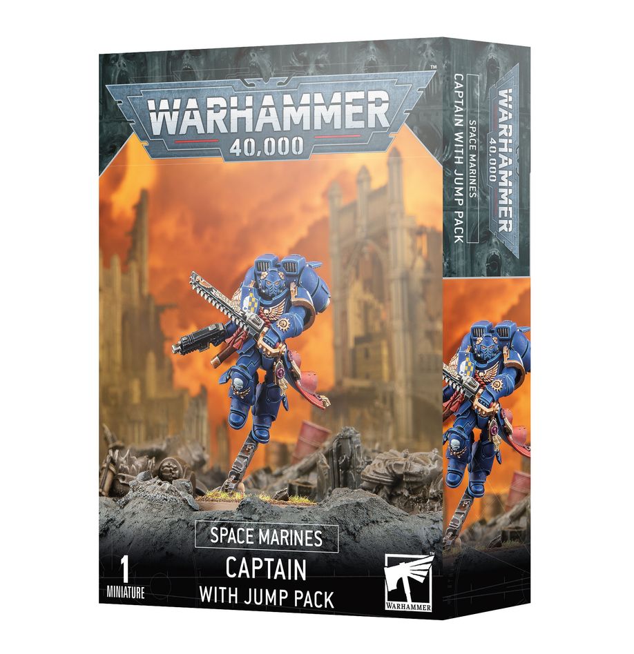 Space Marines Captain with Jump Pack | GrognardGamesBatavia