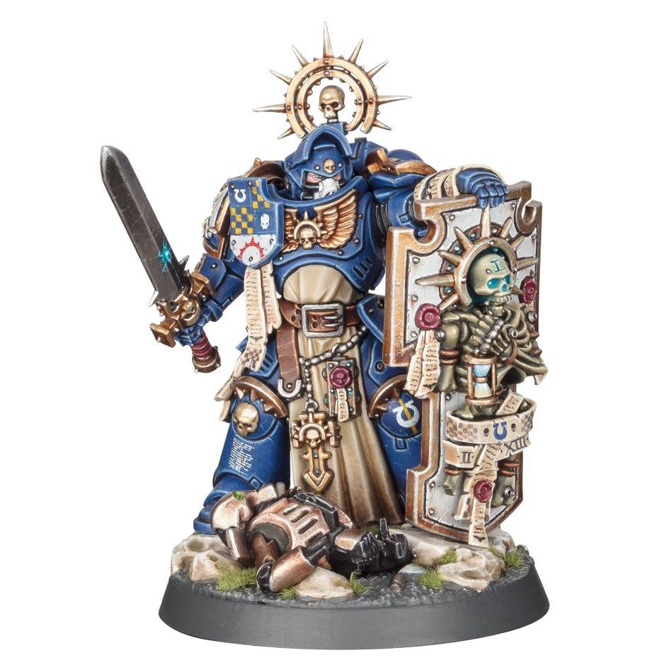 Space Marines Captain with Relic Shield (web) | GrognardGamesBatavia