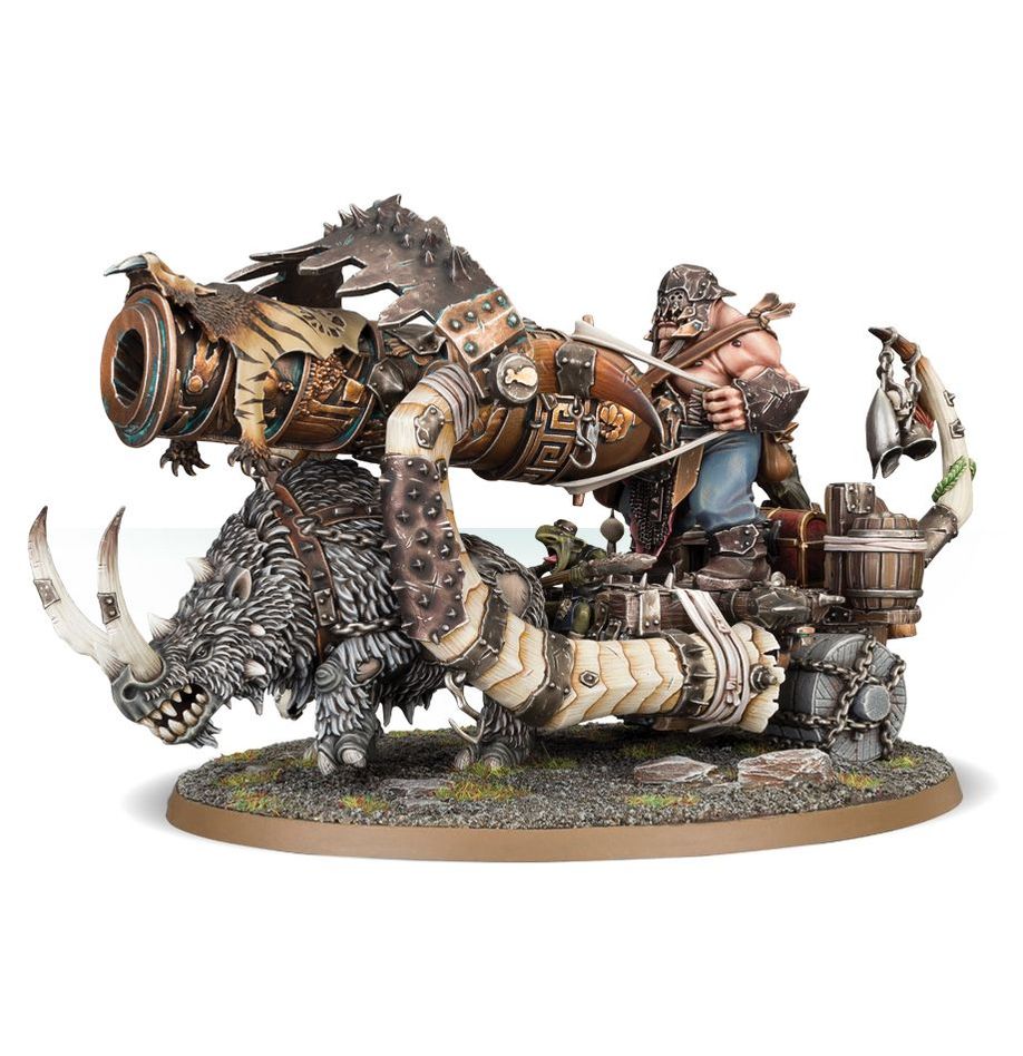 Ogor Mawtribes Gnoblar Scraplauncher / Ironblaster (Web) | GrognardGamesBatavia