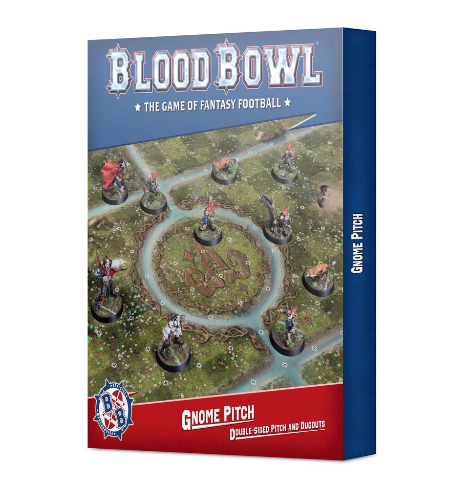 Blood Bowl: Gnome Team Pitch and Dugouts | GrognardGamesBatavia
