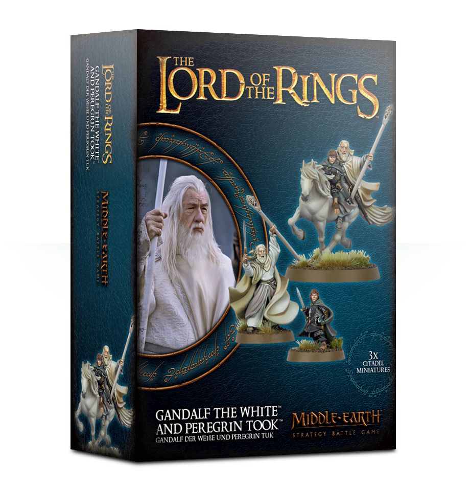 Middle Earth Strategy Battle Game: Lord of the Rings Gandalf™ the White and Peregrin Took™ | GrognardGamesBatavia
