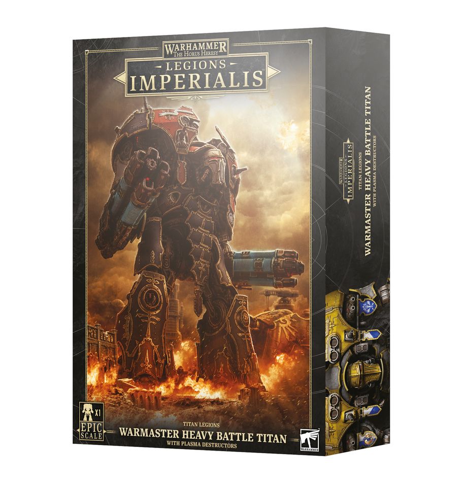 Legions Imperialis: Titan Legions Warmaster Heavy Battle Titan with Plasma Destructors | GrognardGamesBatavia