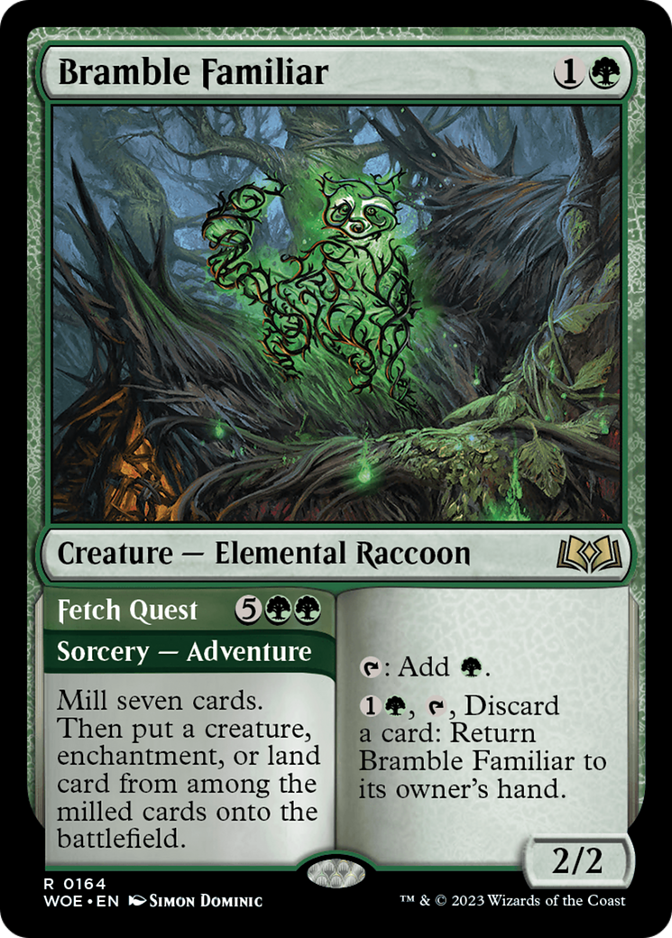 Bramble Familiar // Fetch Quest [Wilds of Eldraine] | GrognardGamesBatavia