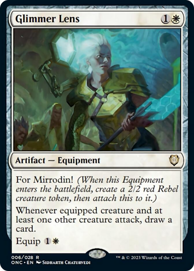 Glimmer Lens [Phyrexia: All Will Be One Commander] | GrognardGamesBatavia