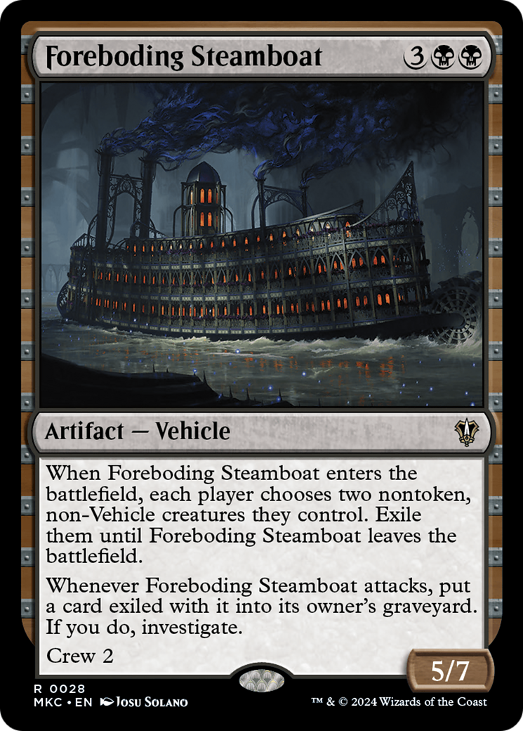 Foreboding Steamboat [Murders at Karlov Manor Commander] | GrognardGamesBatavia