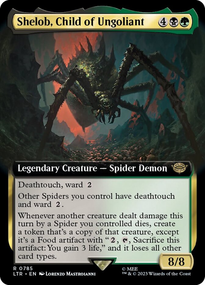 Shelob, Child of Ungoliant (Extended Art) (Surge Foil) [The Lord of the Rings: Tales of Middle-Earth] | GrognardGamesBatavia