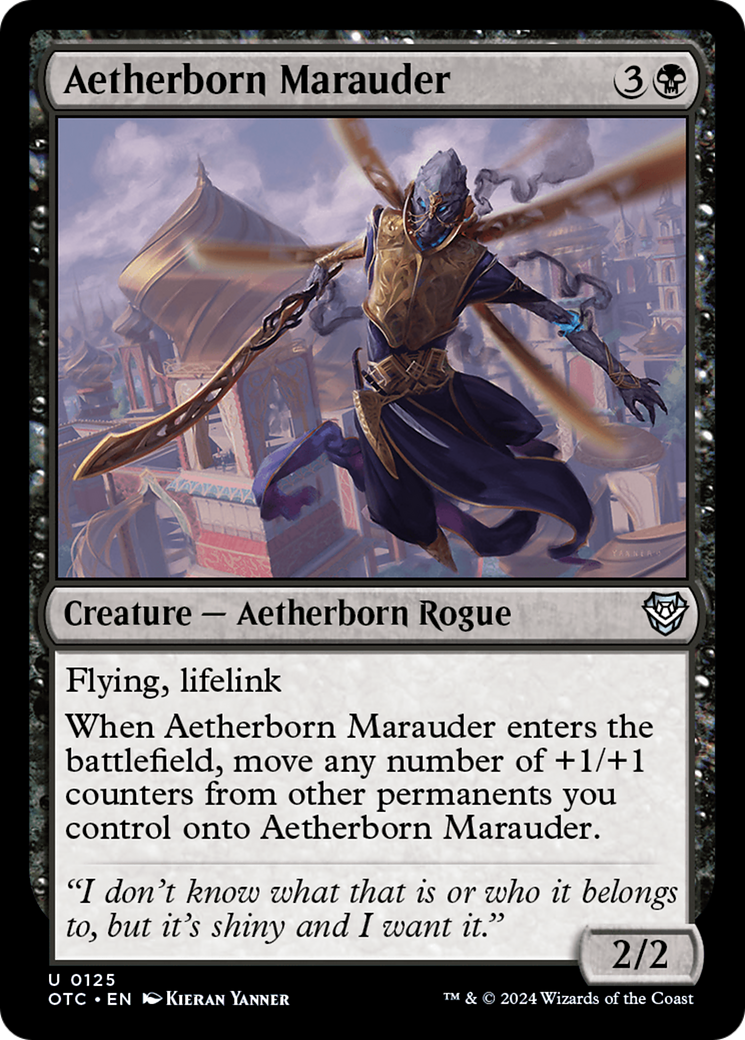 Aetherborn Marauder [Outlaws of Thunder Junction Commander] | GrognardGamesBatavia