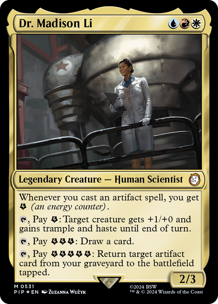 Dr. Madison Li (Surge Foil) [Fallout] | GrognardGamesBatavia