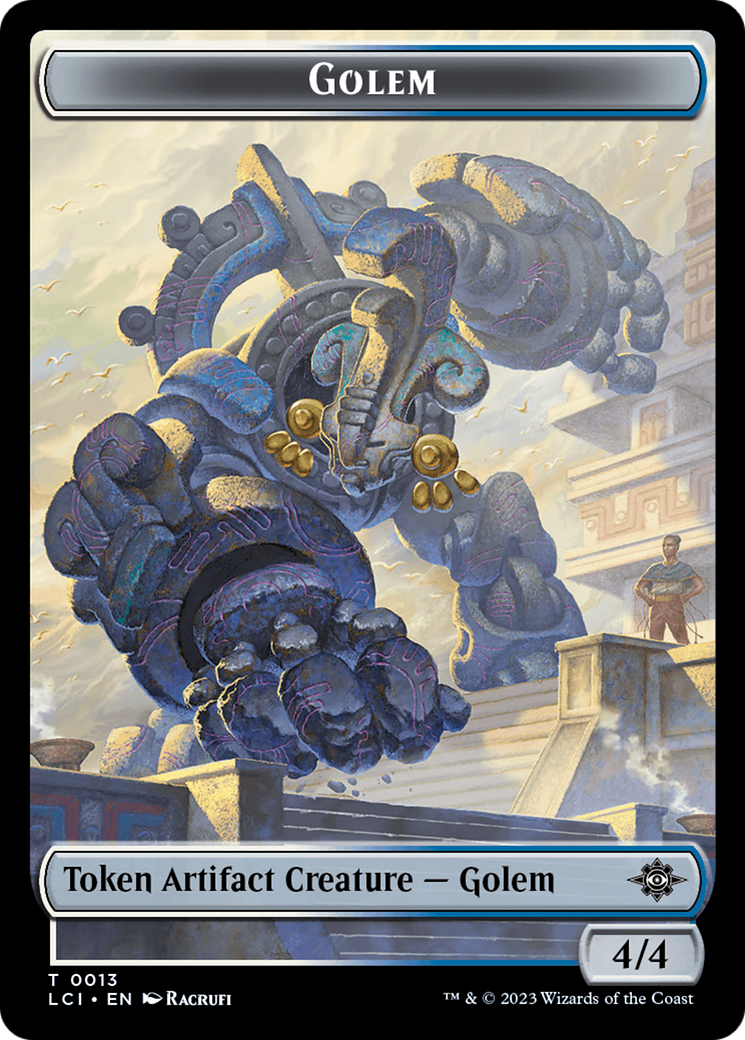 Golem Token [The Lost Caverns of Ixalan Tokens] | GrognardGamesBatavia