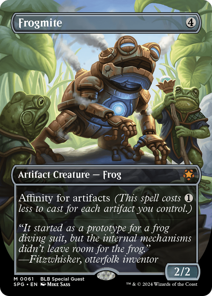 Frogmite (Borderless) [Bloomburrow Special Guests] | GrognardGamesBatavia