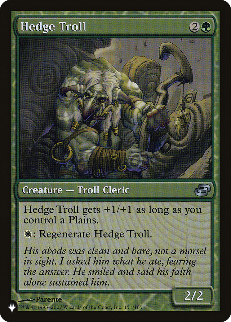 Hedge Troll [The List Reprints] | GrognardGamesBatavia