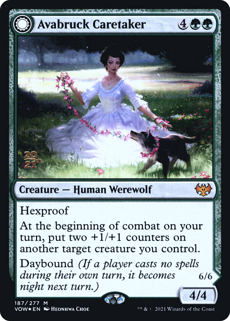 Avabruck Caretaker // Hollowhenge Huntmaster [Innistrad: Crimson Vow Prerelease Promos] | GrognardGamesBatavia