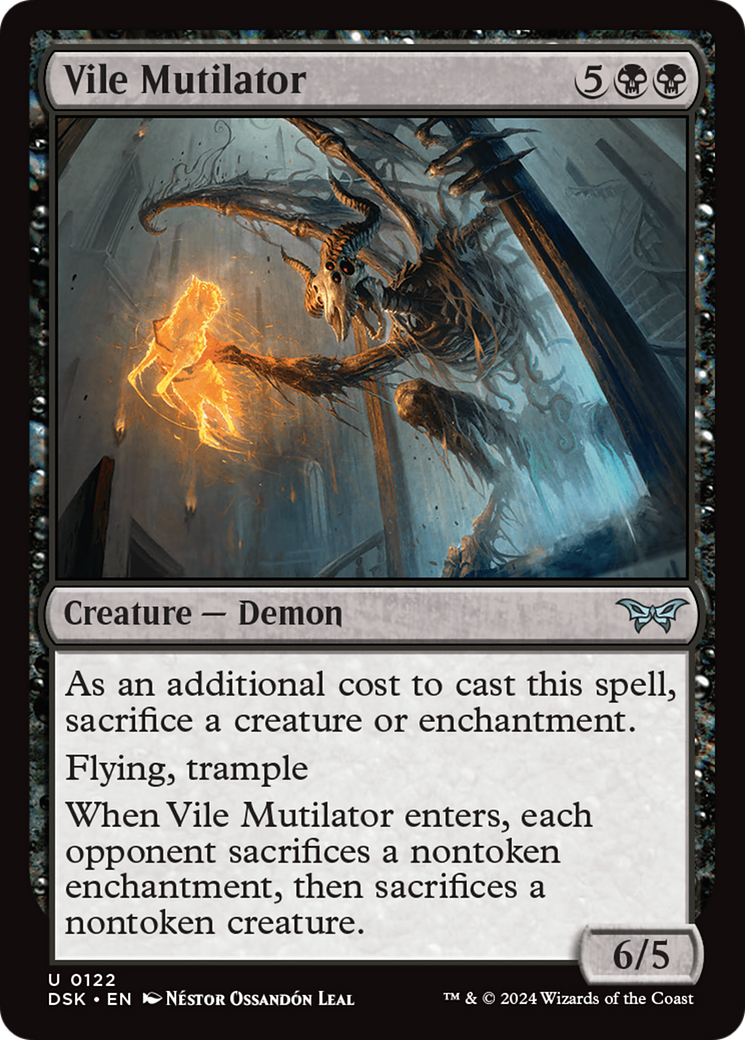 Vile Mutilator [Duskmourn: House of Horror] | GrognardGamesBatavia