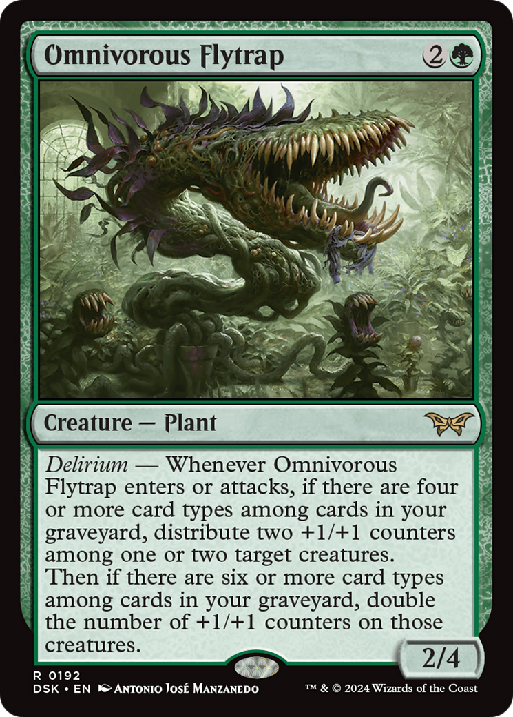 Omnivorous Flytrap [Duskmourn: House of Horror] | GrognardGamesBatavia