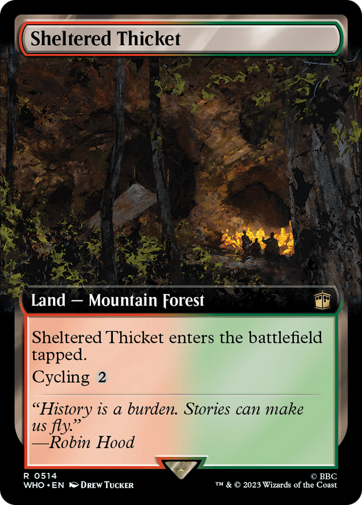 Sheltered Thicket (Extended Art) [Doctor Who] | GrognardGamesBatavia