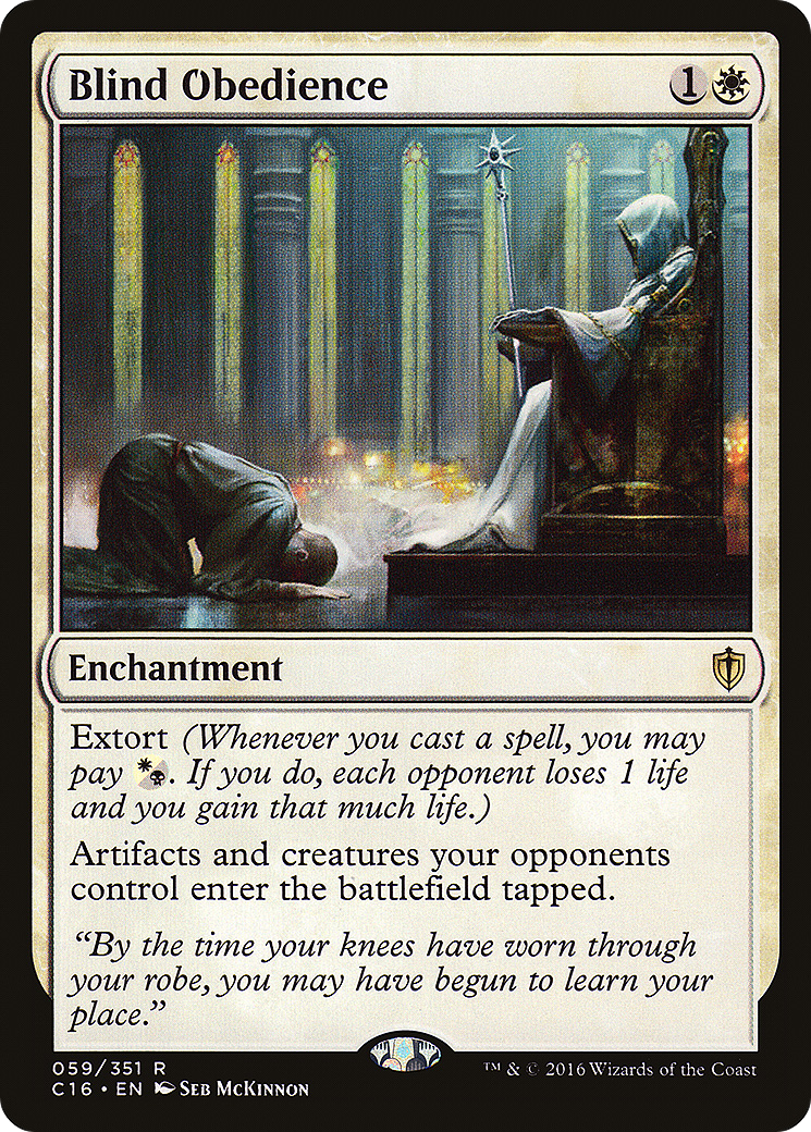 Blind Obedience [Commander 2016] | GrognardGamesBatavia