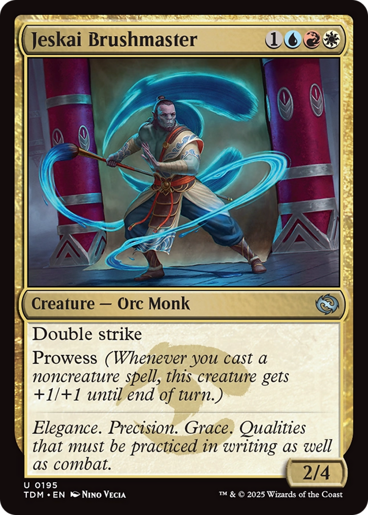 Jeskai Brushmaster [Tarkir: Dragonstorm] | GrognardGamesBatavia