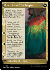 Huatli, Poet of Unity // Roar of the Fifth People [The Lost Caverns of Ixalan] | GrognardGamesBatavia