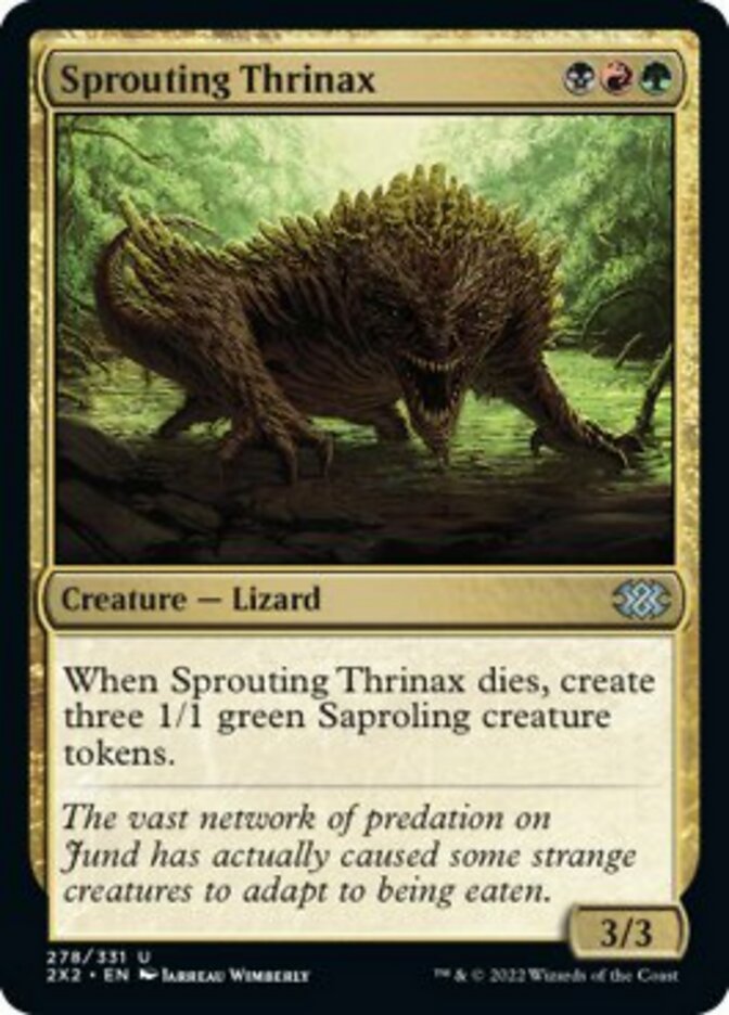 Sprouting Thrinax [Double Masters 2022] | GrognardGamesBatavia