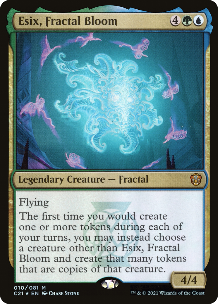 Esix, Fractal Bloom [Commander 2021] | GrognardGamesBatavia