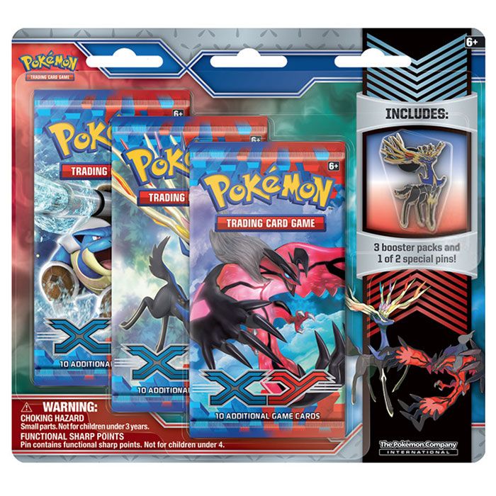 XY - 3-Pack Pin Blister Case (Xerneas & Yveltal) | GrognardGamesBatavia