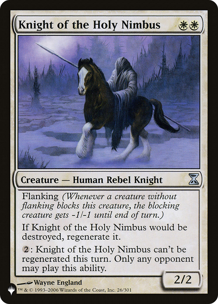 Knight of the Holy Nimbus [The List Reprints] | GrognardGamesBatavia