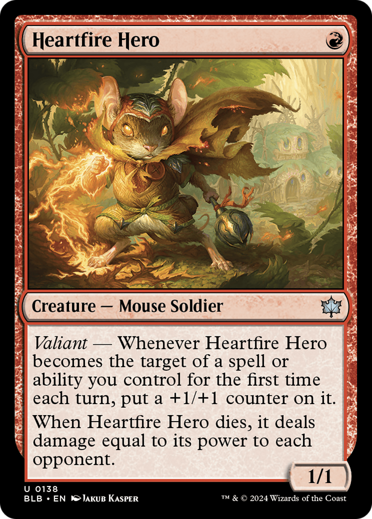 Heartfire Hero [Bloomburrow] | GrognardGamesBatavia