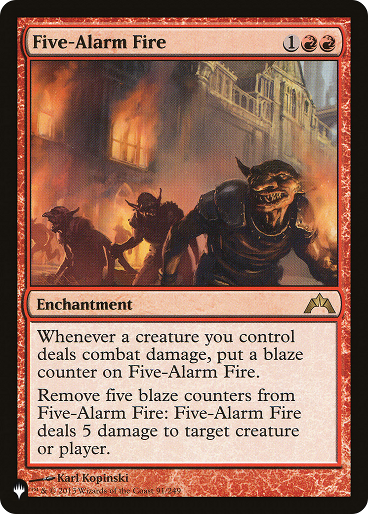 Five-Alarm Fire [The List] | GrognardGamesBatavia