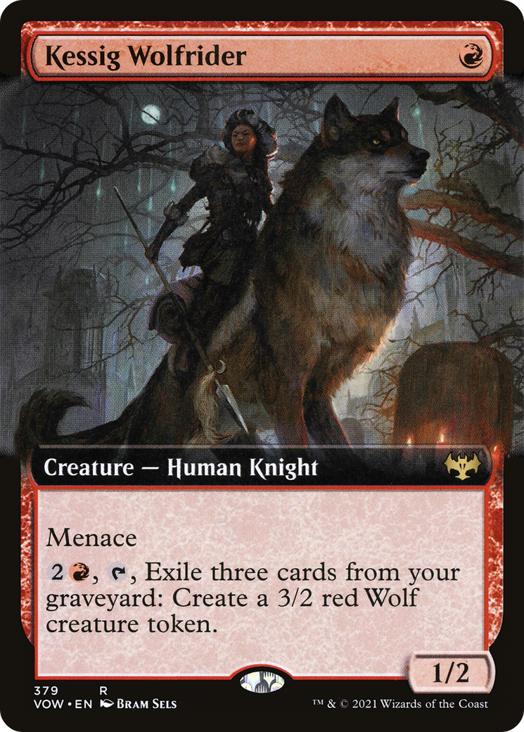 Kessig Wolfrider (Extended Art) [Innistrad: Crimson Vow] | GrognardGamesBatavia