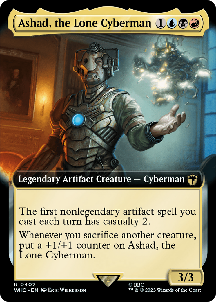 Ashad, the Lone Cyberman (Extended Art) [Doctor Who] | GrognardGamesBatavia