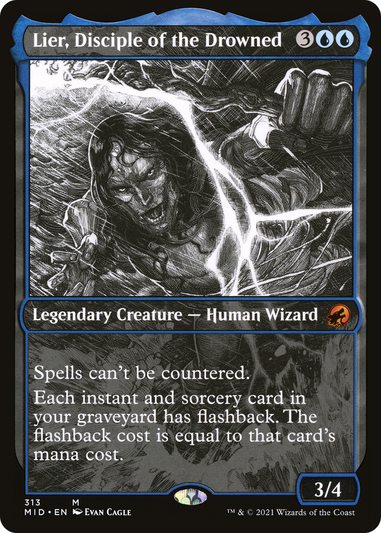 Lier, Disciple of the Drowned (Showcase Eternal Night) [Innistrad: Midnight Hunt] | GrognardGamesBatavia