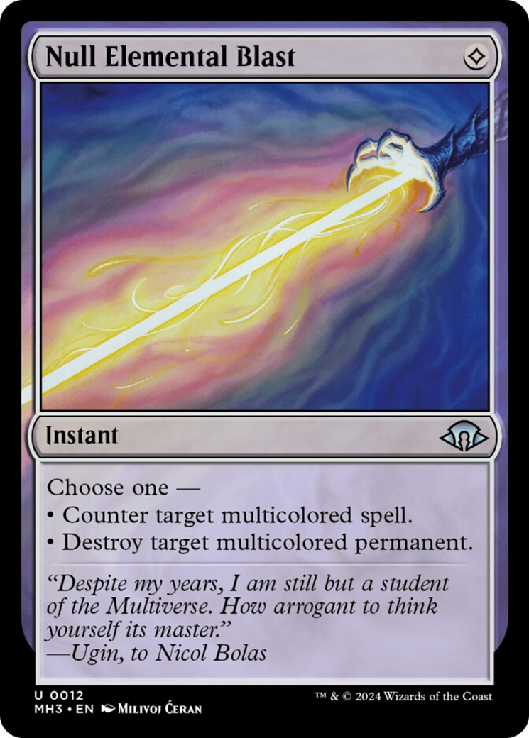 Null Elemental Blast [Modern Horizons 3] | GrognardGamesBatavia