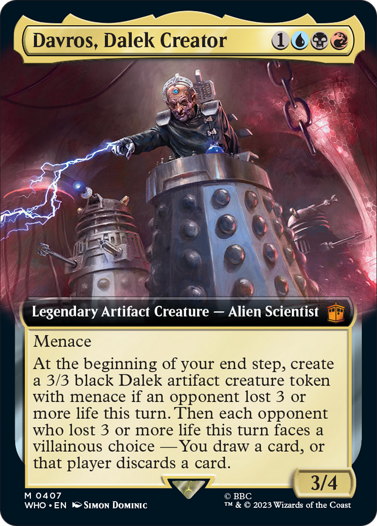 Davros, Dalek Creator (Extended Art) [Doctor Who] | GrognardGamesBatavia