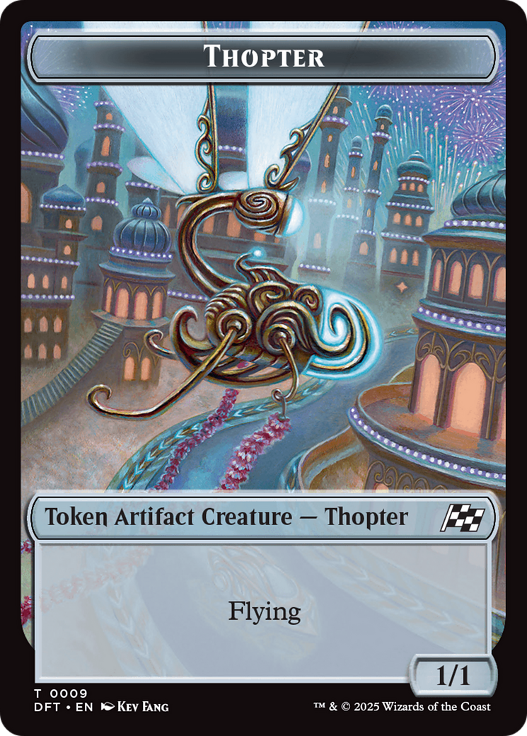 Thopter (0009) // Treasure Double-Sided Token [Aetherdrift Tokens] | GrognardGamesBatavia