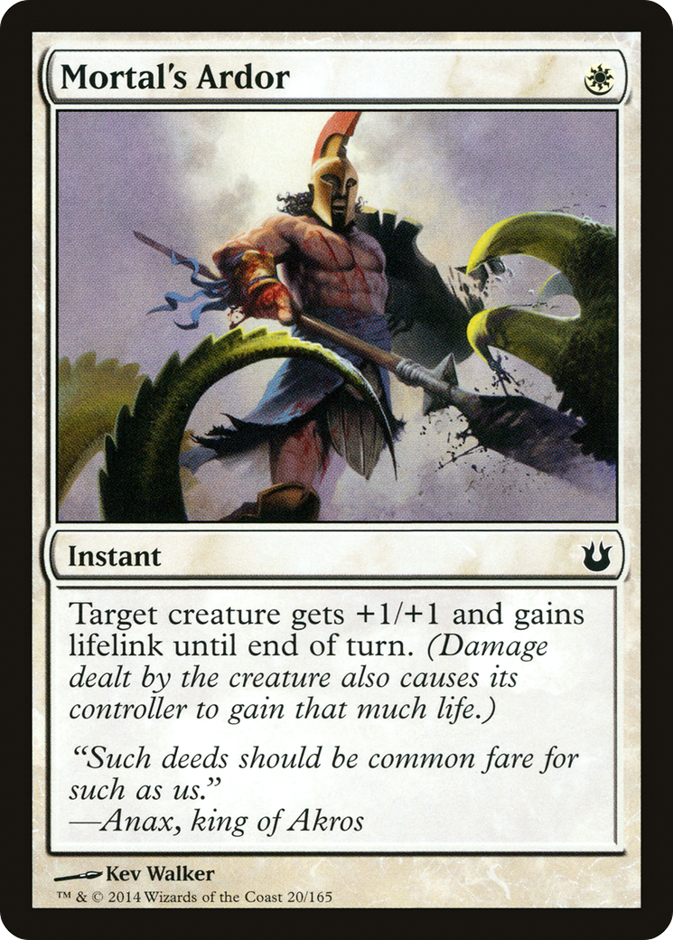 Mortal's Ardor [Born of the Gods] | GrognardGamesBatavia